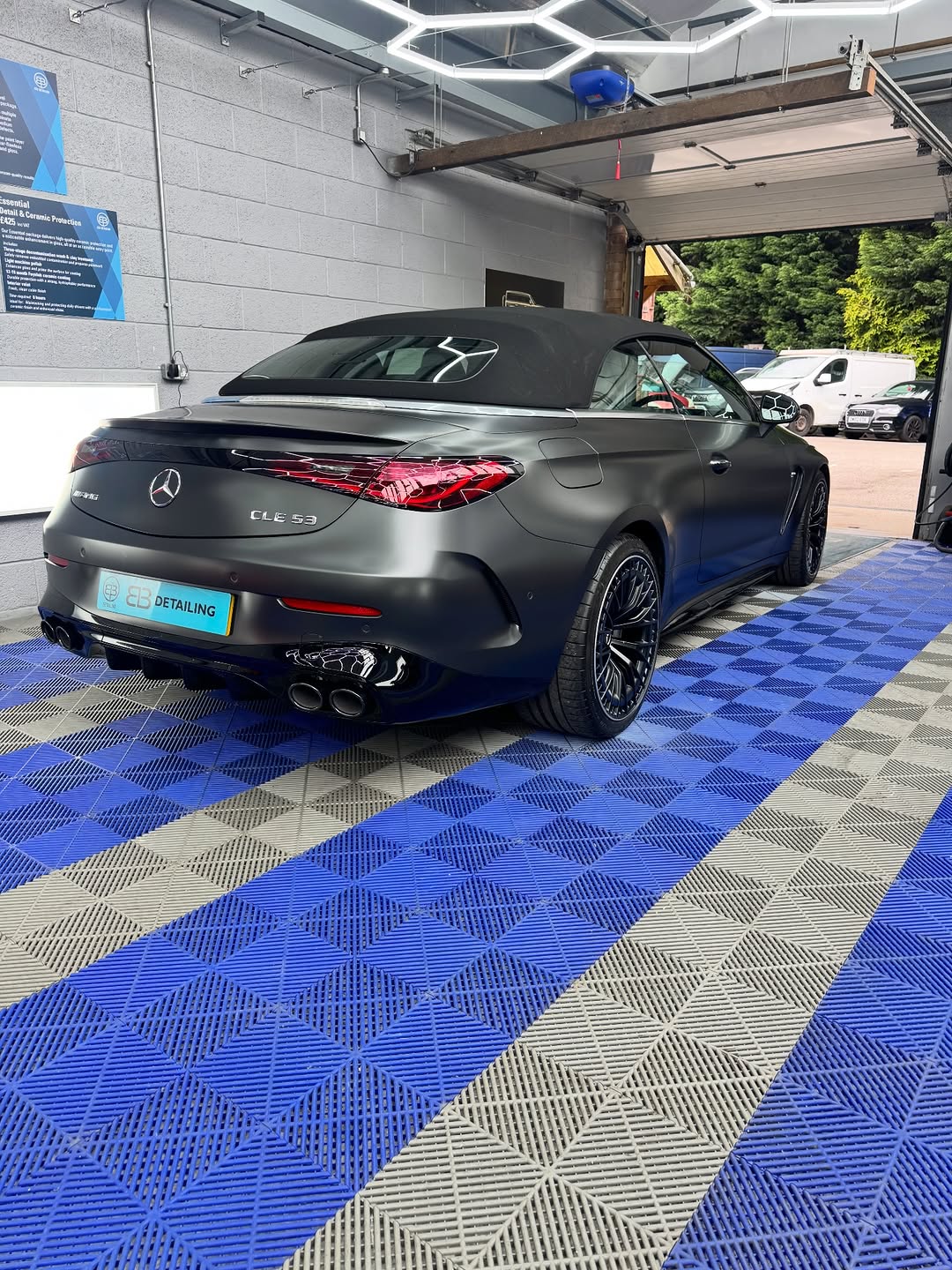 Full detail finish showing reflective paintwork