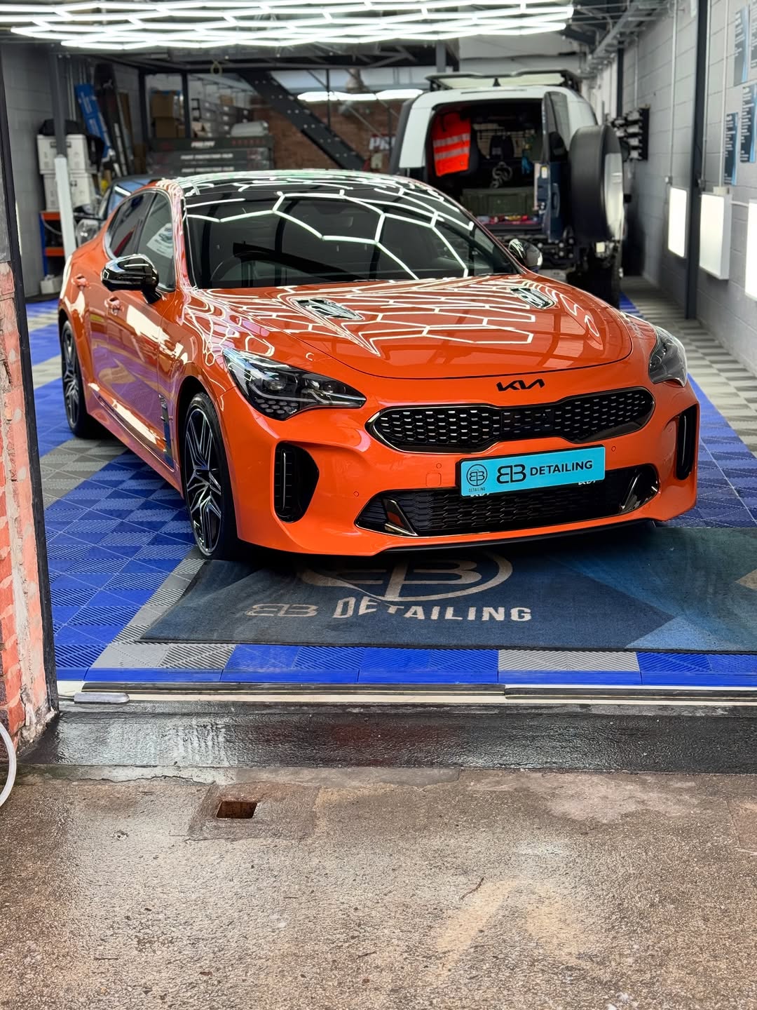 Finished car exterior after full detail treatment Sheffield