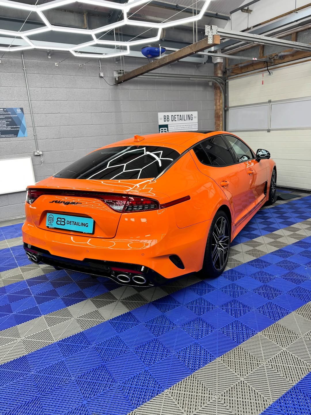PPF wrapped front end following installation at BB Detailing