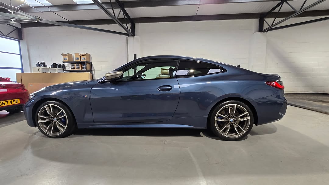 Mercedes coupe sleek profile
