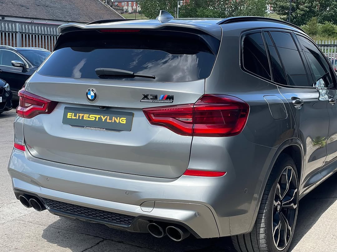 Vinyl wrap in progress