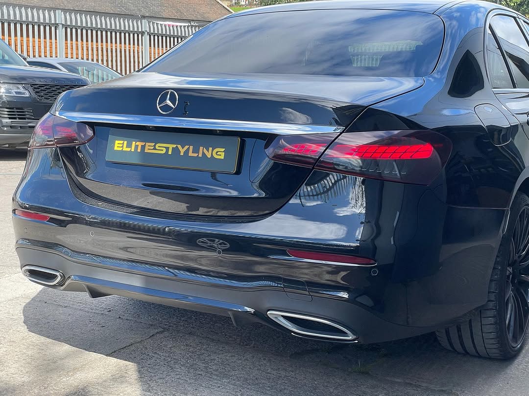 Tinted rear windows finished