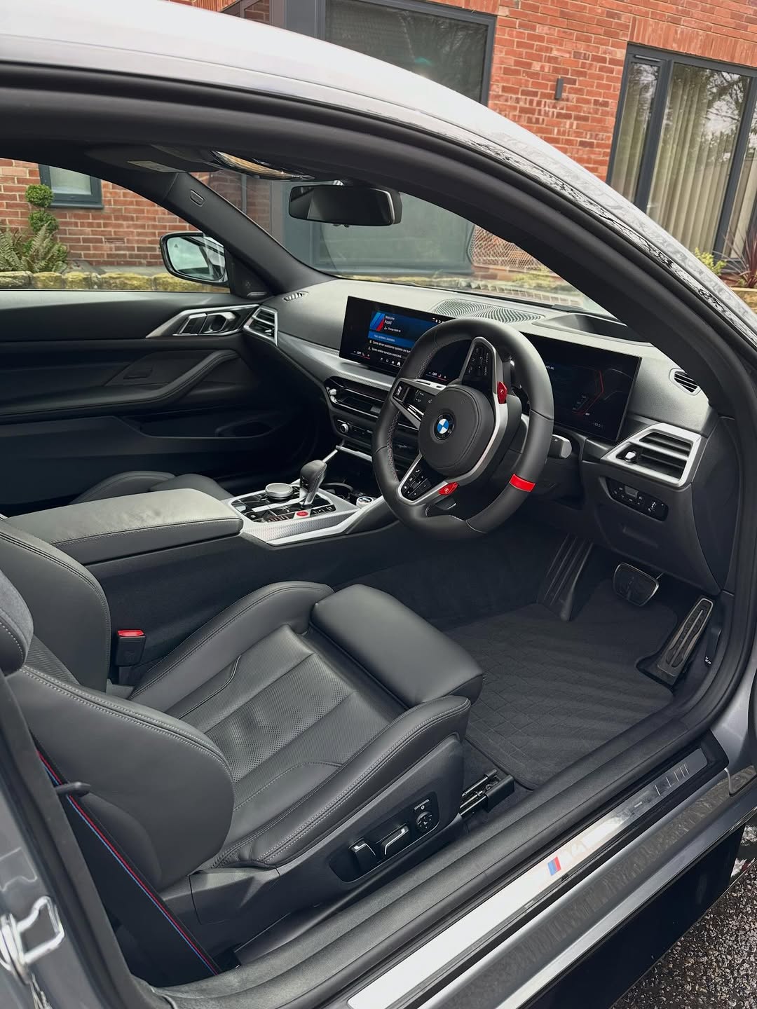 Leather interior after deep clean