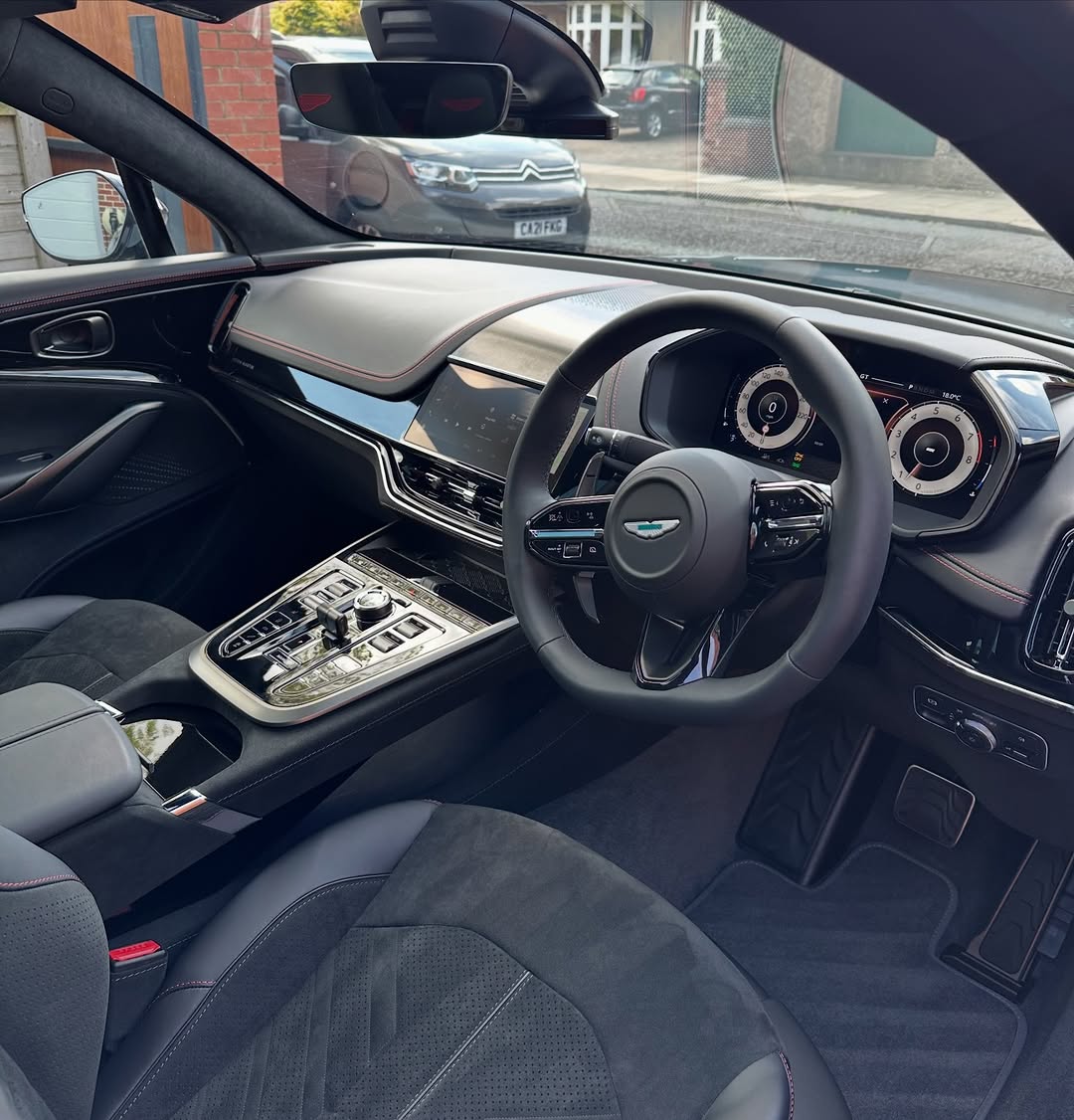 Detailing close-up showing product application on paintwork
