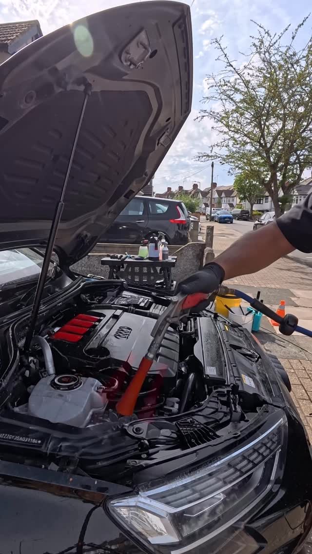 Engine bay detailing