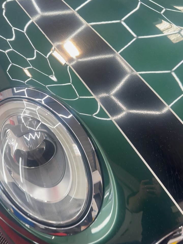 Car finish after paint protection treatment