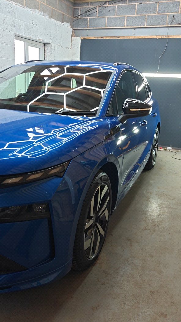 Blue SUV ceramic and PPF protection by MNM Details