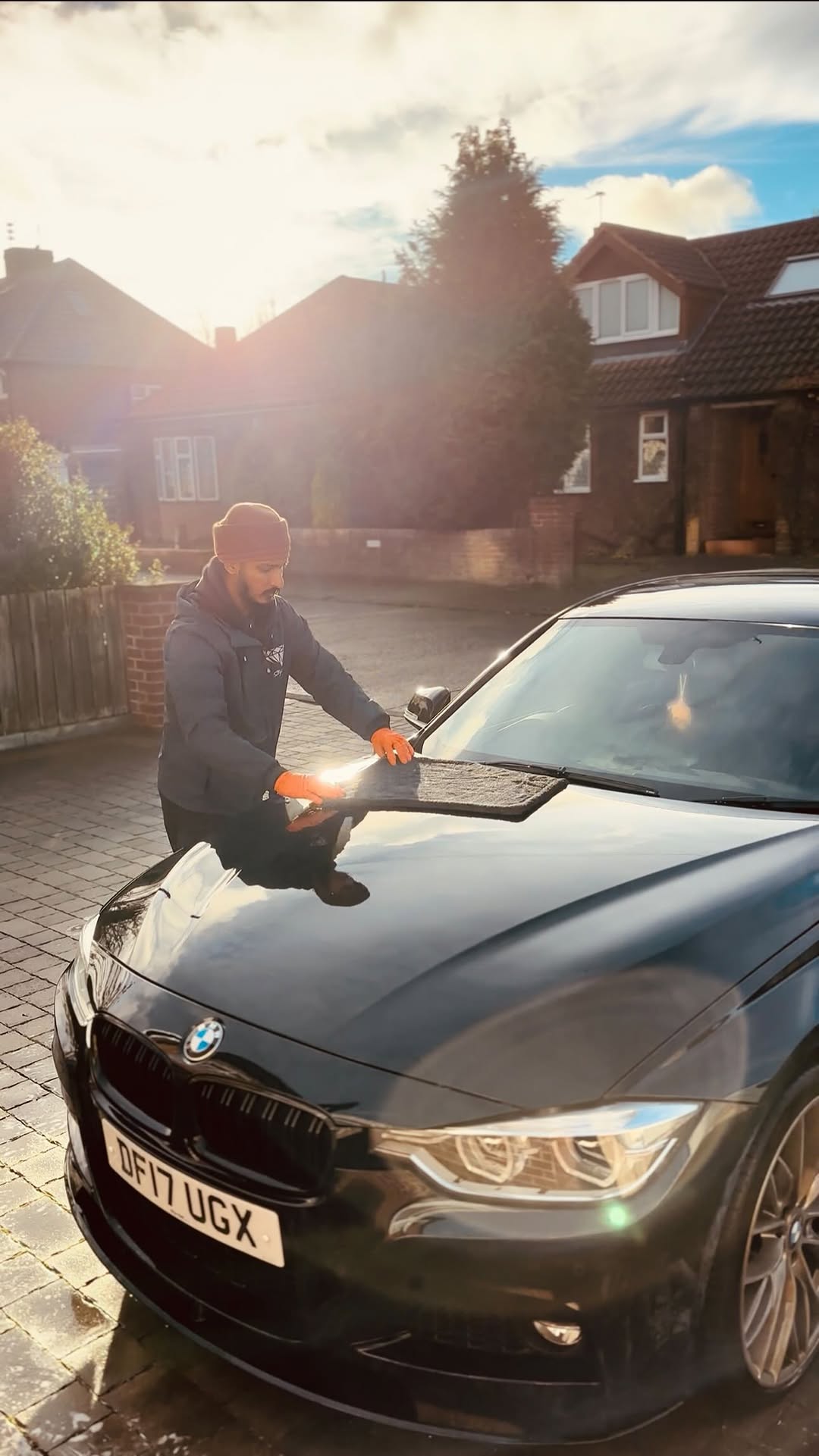 Mobile valeting in progress by Stylingh Newcastle