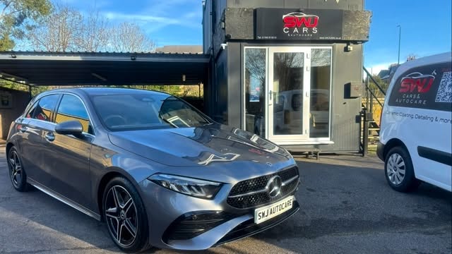 Silver Mercedes post ceramic coating