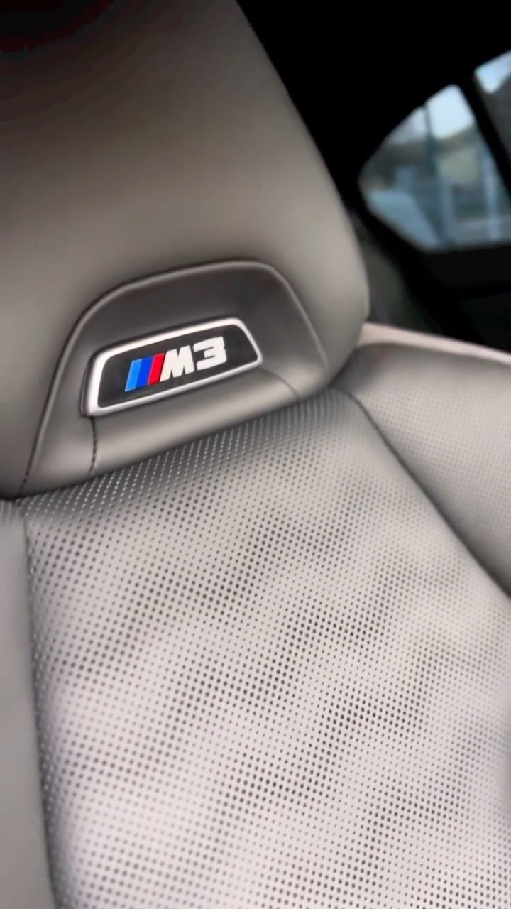 BMW M3 interior clean