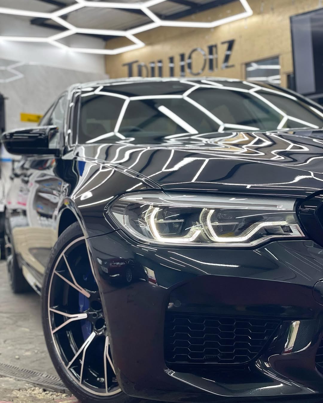 Paint after correction with mirror finish